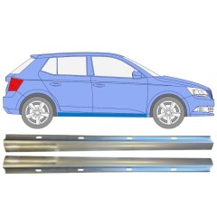 Opravný plech spodní části prahu na Skoda Fabia 2014- / Levá+Pravá / Sada 14817