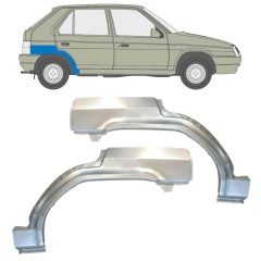 Lem zadního blatníku na Skoda Favorit 1989-1995 / Levá+Pravá / Sada 14884