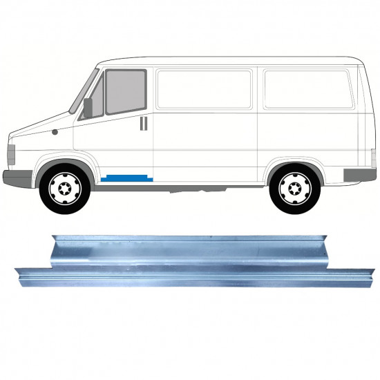 Opravný plech předních dveří vnitřní na Fiat Ducato / C25 / J5 1981-1994 / Levá 7741