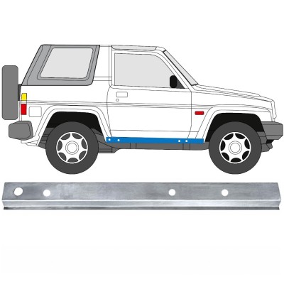 Opravný plech prahu vnitřní na Daihatsu Feroza Rocky Fourtrak 1984-1993 / Pravá 17010