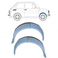 Vnitřní opravný plech předního blatníku na Fiat 126p 1972-2000 / Levá / Sada 10217