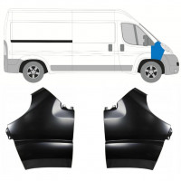 Přední blatník na Fiat Ducato 2006-2014 / Levá+Pravá / Sada 10045