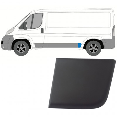 Zadní boční lišta na Fiat Ducato 2006- / Levá 9020