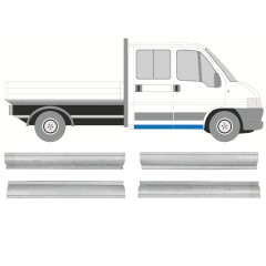 Oprava předního + zadního prahu na Fiat Ducato 1994-2006 / Levá+Pravá / Sada 9697