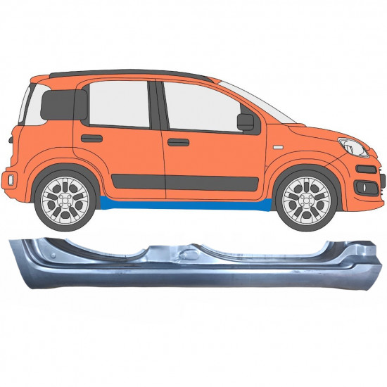 FIAT PANDA 2012- CELÝ OPRAVA PRAHU / PRÁVA