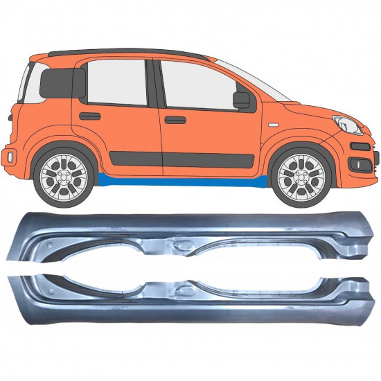 FIAT PANDA 2012- CELÝ OPRAVA PRAHU / PÁR