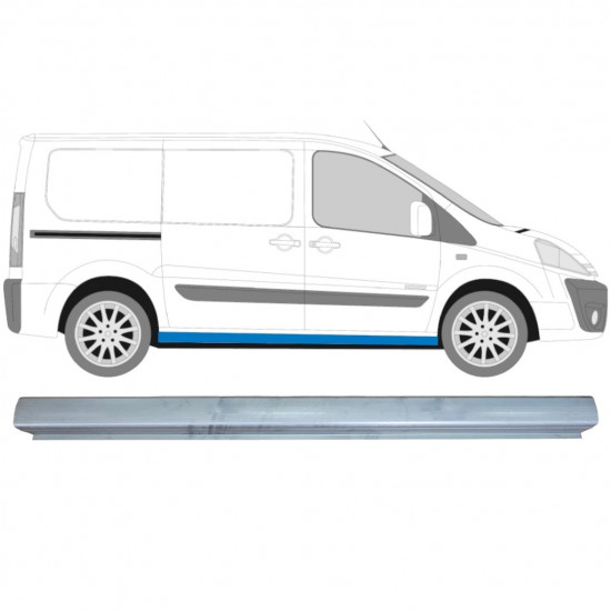 Opravný plech prahu na Fiat Scudo Dispatch Expert 2007- / Pravá 6072