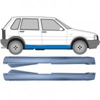 Opravný plech prahu na Fiat Uno 1983-2002 / Levá+Pravá / Sada 9666