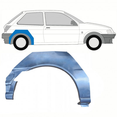 Lem zadního blatníku na Ford Fiesta 1989-1995 / Pravá 8745