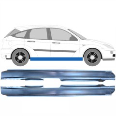 Kompletní práh na Ford Focus 1998-2004 / Levá+Pravá / Sada 9423