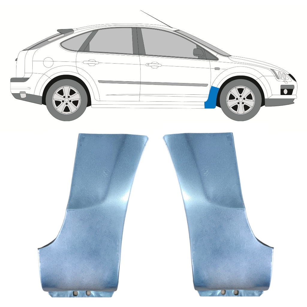 Ford Focus 2004-2011 Oprava Předního Blatníku / Nastavit