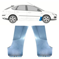 Opravný plech předního blatníku na Ford Focus 2004-2010 / Levá+Pravá / Sada 9857