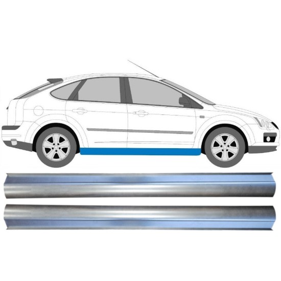 Opravný plech spodní části prahu na Ford Focus 2004-2010 / Levá+Pravá / Sada 14829 Opravný plech spodní části prahu na Ford Focus 2004-2010 / Levá+Pravá / Sada 14829