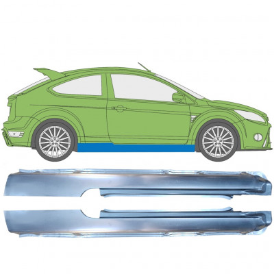 Kompletní práh na Ford Focus 2004-2011 / Levá+Pravá / Sada 10555