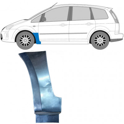 Opravný plech předního blatníku na Ford C-MAX 2003-2010 / Levá 6607