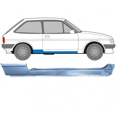 FORD FIESTA 1983-1989 3 DVEŘE CELÝ OPRAVA PRAHU / PRÁVA