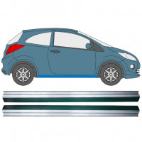 Opravný plech spodní části prahu na Ford Ka 2008-2016 / Levá+Pravá / Levá = Pravá (symetrická) / Sada 12945 Opravný plech spodní části prahu na Ford Ka 2008-2016 / Levá+Pravá / Levá = Pravá (symetrická) / Sada 12945