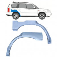 Lem zadního blatníku na Subaru Forester Sg 2002-2008 / Levá+Pravá / Sada 9896