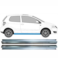 Opravný plech prahu na Volkswagen Fox 2005- / Levá+Pravá / Sada 11326