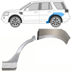 Lem zadního blatníku na Land Rover Freelander 2006-2016 / Levá / Sada 8966