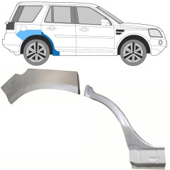 Lem zadního blatníku na Land Rover Freelander 2006-2016 / Pravá / Sada 8965