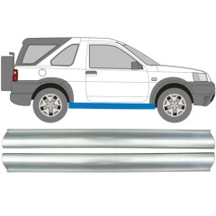 Opravný plech prahu na Land Rover Freelander 1997-2006 / Levá+Pravá / Sada 11330