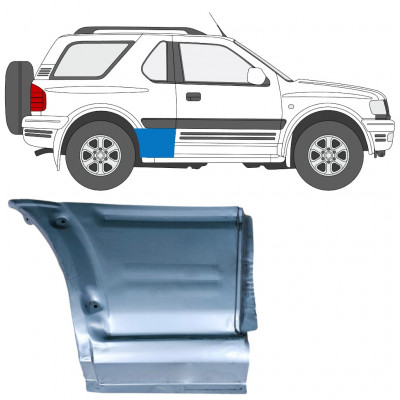 Lem zadního blatníku na Opel Frontera B 1999-2002 / Pravá 12829