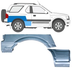 Lem zadního blatníku na Opel Frontera B 1999-2002 / Pravá / Sada 12837