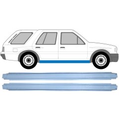 Opravný plech prahu na Opel Frontera A 1991-1999 / Levá = Pravá (symetrická) / Sada 9549