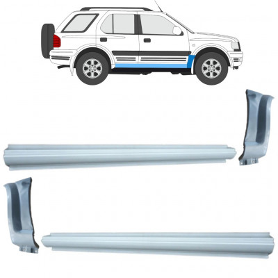 OPEL FRONTERA B 1999-2002 OPRAVA PŘEDNÍHO BLATNÍKU + OPRAVA PRAHU / LEVÝ + PRÁVA