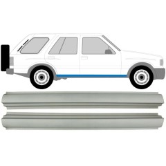 Opravný plech prahu na Opel Frontera B 1999-2002 / Levá = Pravá (symetrická) / Sada 10476