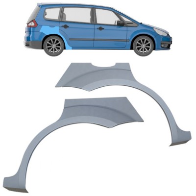 Lem zadního blatníku na Ford Galaxy 2006-2015 / Levá+Pravá / Sada 16924
