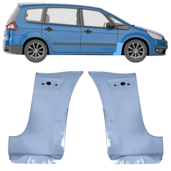 Opravný plech předního blatníku na Ford Galaxy 2006-2015 / Levá+Pravá 16180