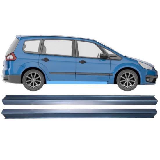 Opravný plech prahu na Ford Galaxy 2006-2015 / Levá+Pravá / Sada 16188