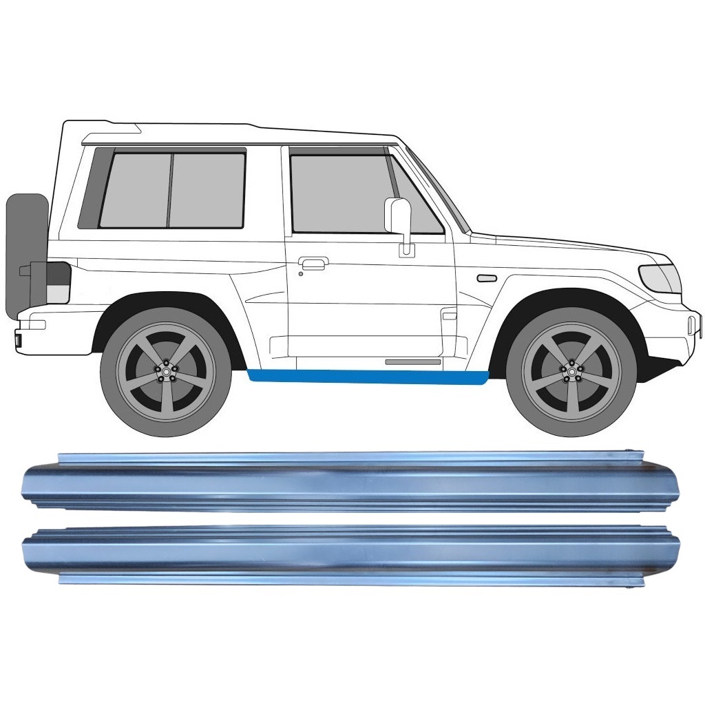 Opravný Plech Prahu Na Hyundai Galloper 1991- / Sada 11366