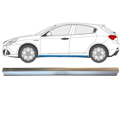 Opravný plech spodní části prahu na Alfa Romeo Giulietta 2010-2020 / Levá 15003