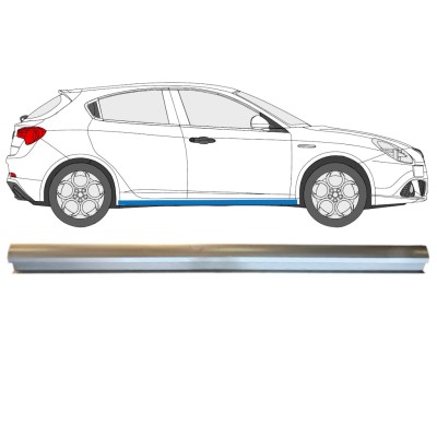 Opravný plech spodní části prahu na Alfa Romeo Giulietta 2010-2020 / Pravá 15002