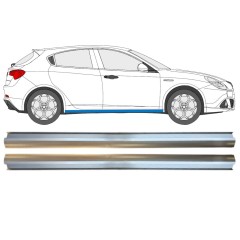 Opravný plech spodní části prahu na Alfa Romeo Giulietta 2010-2020 / Levá+Pravá / Sada 15004