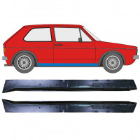 Opravný plech prahu vnitřní na VW Golf 1 1974- / Levá+Pravá / Sada 10909