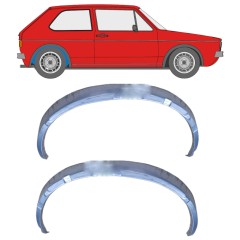 Vnitřní oprava zadního blatníku na Volkswagen Golf 1 1974-1985 / Levá+Pravá / Sada 9917