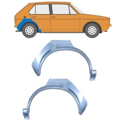 Lem zadního blatníku na Volkswagen Golf 1 1974-1985 / Levá+Pravá / Sada 12505