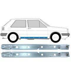 Opravný plech prahu vnitřní na Volkswagen Golf 2 1982-1992 / Levá+Pravá / Sada 11027