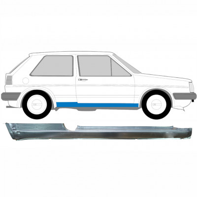 VW GOLF 2 1982- 3 DVEŘE OPRAVA PRAHU / PRÁVA