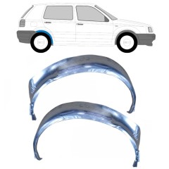 Vnitřní oprava zadního blatníku na Volkswagen Golf 3 1991-1998 / Levá+Pravá / Sada 9649