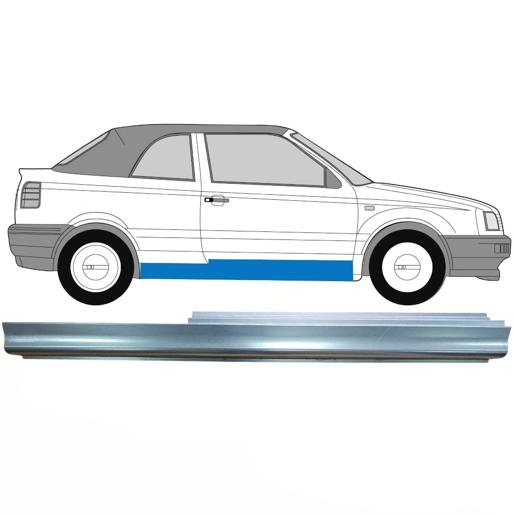 Opravný Plech Prahu Na Vw Golf 3 1993-1998 / Pravá / Cabrio 8751