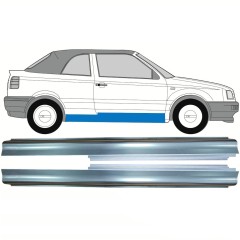 Opravný plech prahu na Volkswagen Golf 3 1991-1998 / Levá+Pravá / CABRIO / Sada 10374