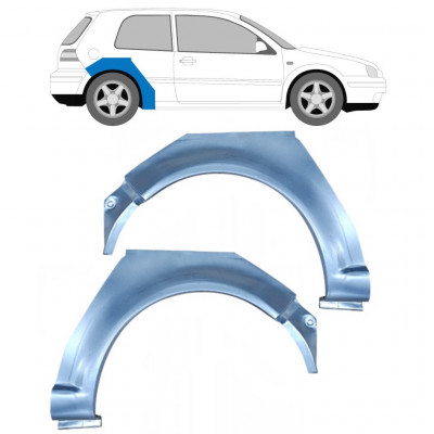 Lem zadního blatníku na VW Golf 4 1997- / Levá+Pravá / Sada 9183