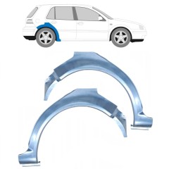 Lem zadního blatníku na Volkswagen Golf 4 1997-2006 / Levá+Pravá / Sada 9184