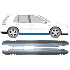 Kompletní práh na Volkswagen Golf 4 1997-2006 / Levá+Pravá / Sada 9243