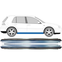 Opravný plech prahu na Volkswagen Golf 4 1997-2006 / Levá = Pravá (symetrická) / Sada 10546